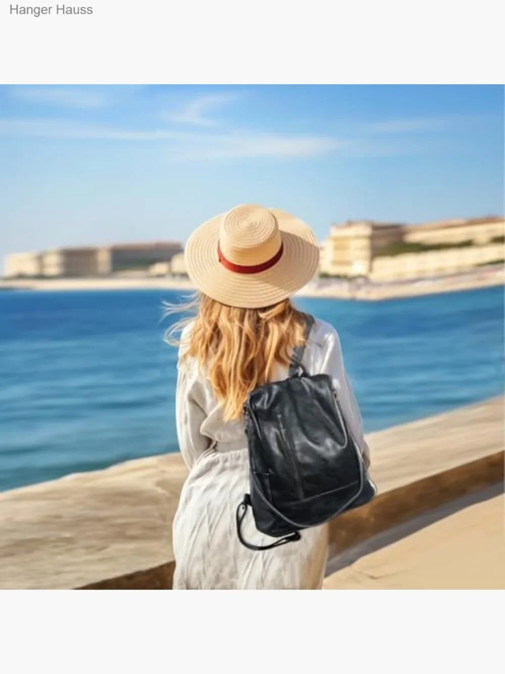 Vegan Leather Anti-theft Travel Backpack Purse - 3 Ways to Wear